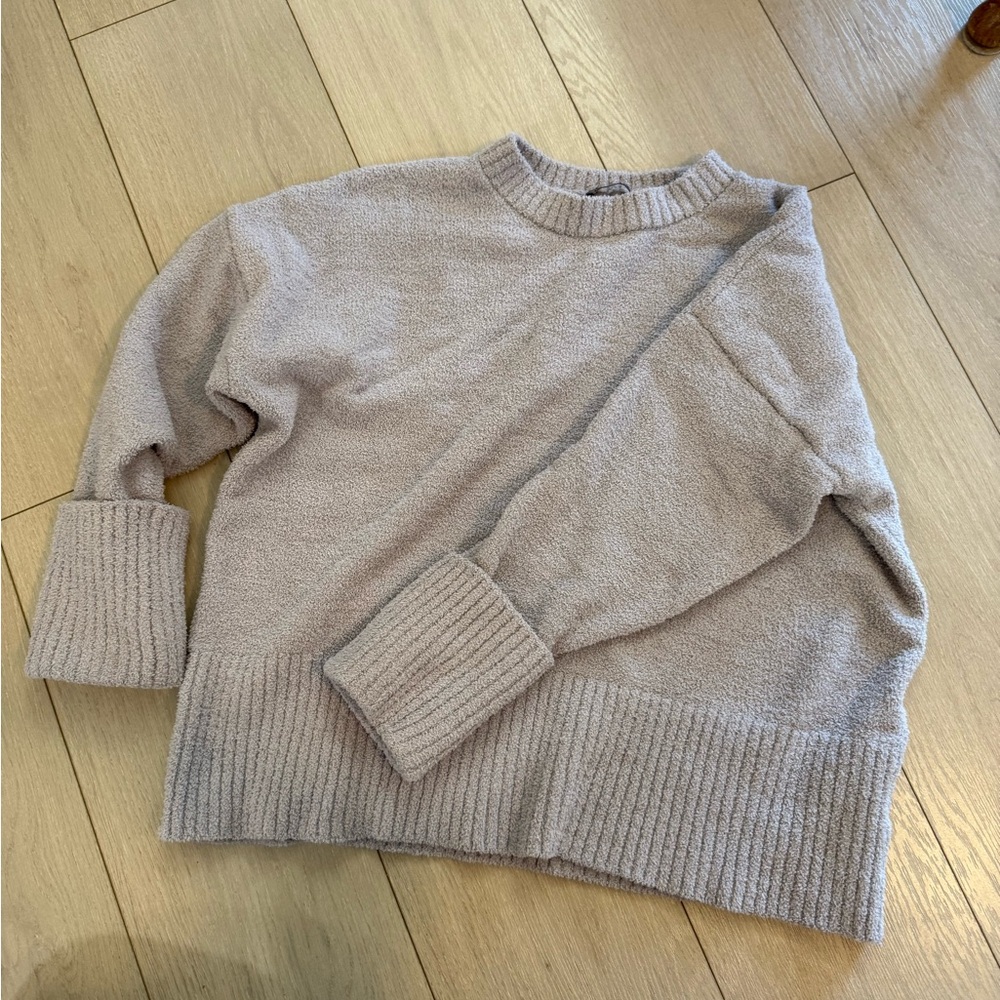 Cozy Crewneck Women’s Sweater in Grey